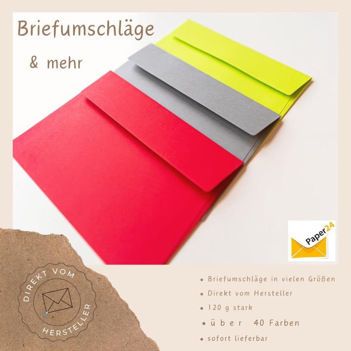 1000 Briefumschläge B6 – (125 x 176 mm), 120g Papier – perfekt für besondere Anlässe in Elfenbein Be