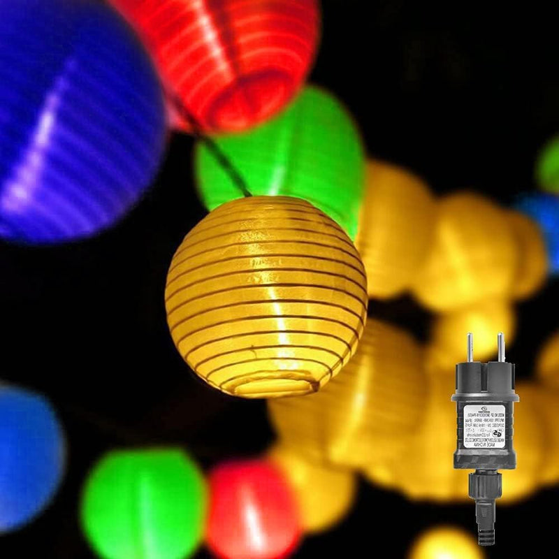 Gresonic Lichterkette Lampion/Laternen Deko für Garten Weihnachten Party Hochzeit Innen und Aussen m