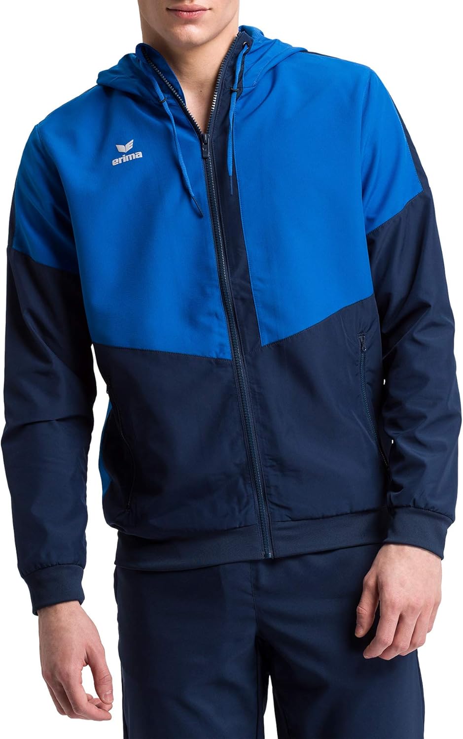 Erima Herren Squad Trainings Jacke 3XL New Royal/New Navy, 3XL New Royal/New Navy