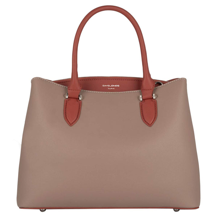 David Jones - Damen Handtasche Elegante - Frauen Henkeltasche Mittelgross PU Leder - Umhängetasche S
