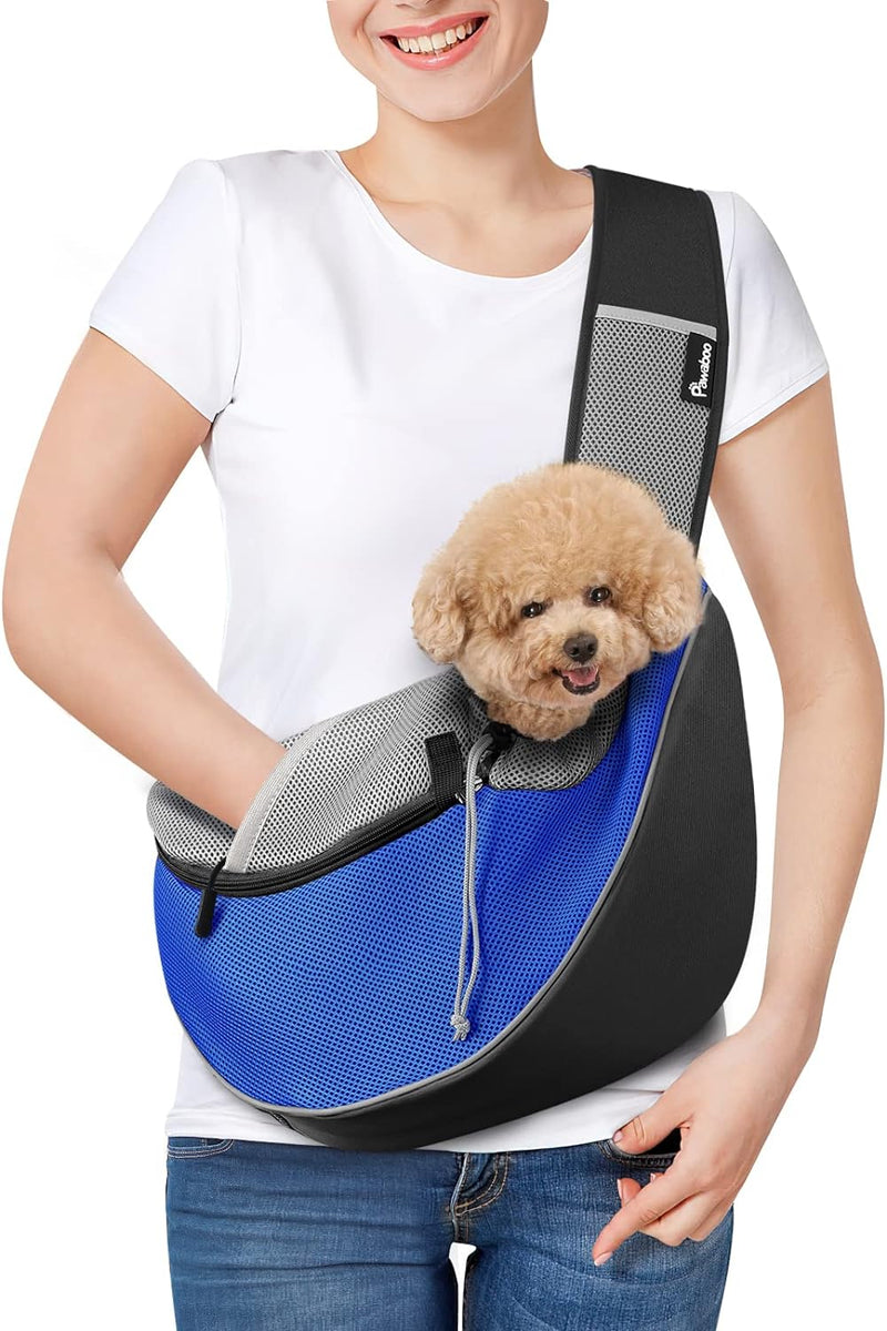 Pawaboo Hundetragetasche, Neu aufgewertet Hundetasche mit Touch-Pocket, Verstellbare Tragetasche Hun