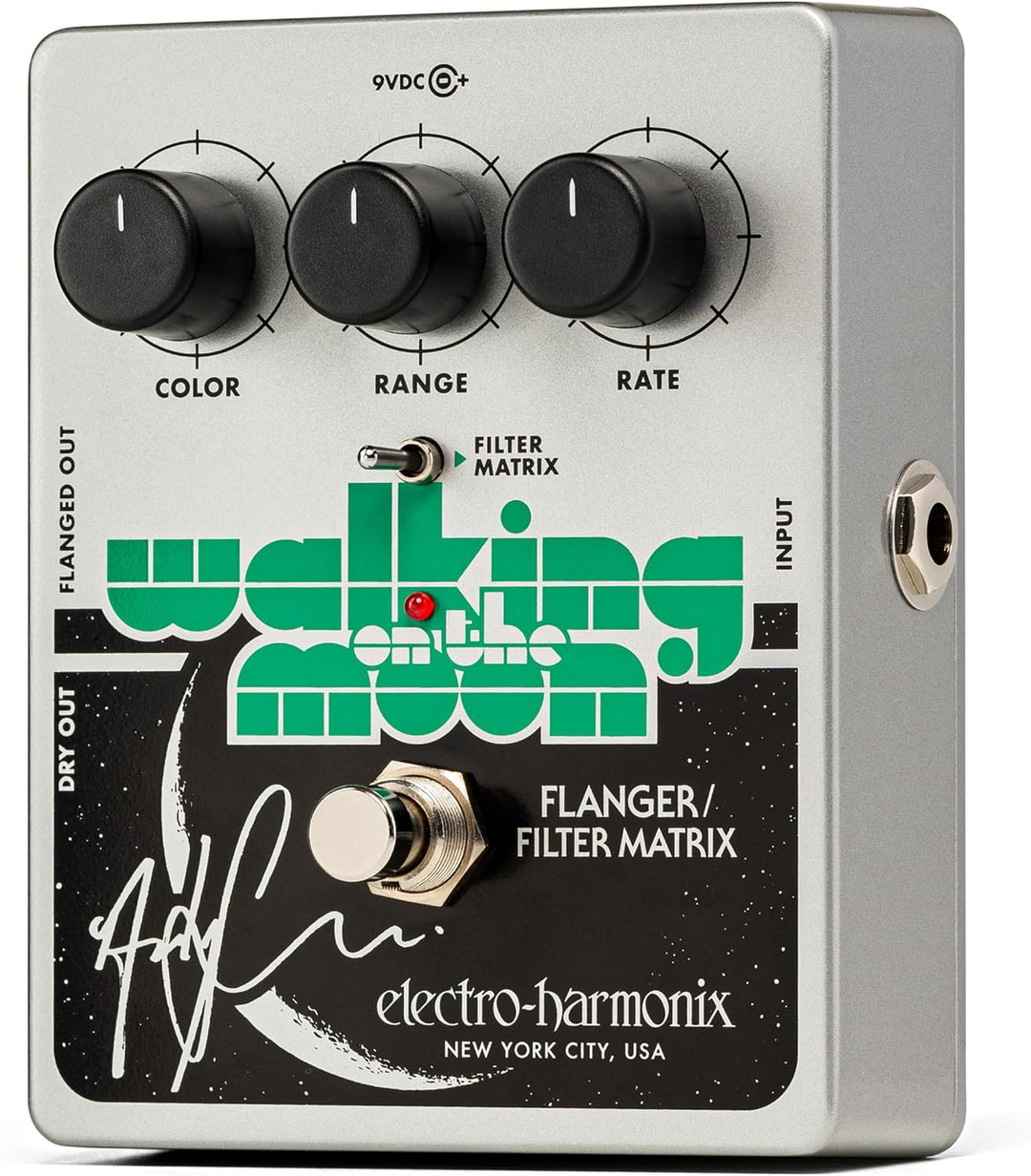 Electro Harmonix Walking on the Moon Andy Summers Sign. Flanger
