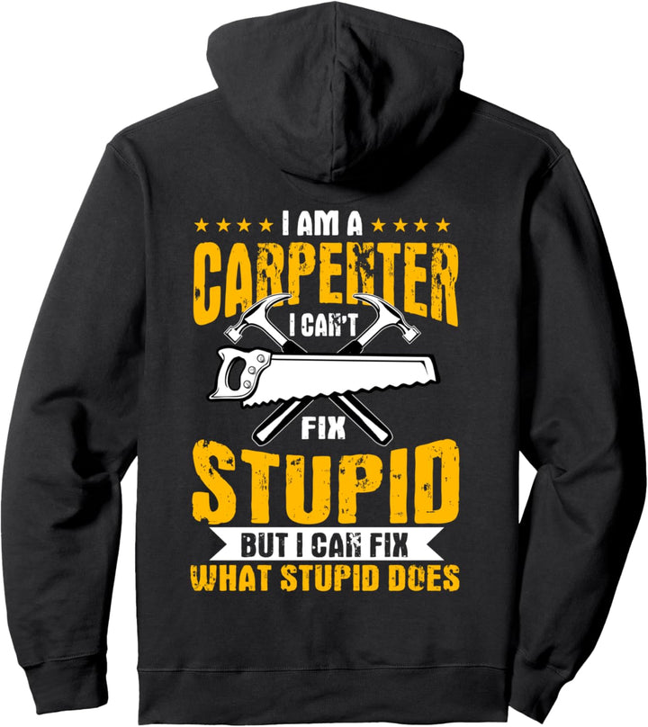 Zimmermann Geschenke Design auf der Rückseite der Kleidung Pullover Hoodie