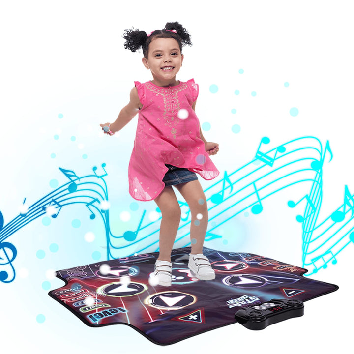 NK Tanzmatte Kinder +5 Jahre und Erwachsene mit Bluetooth 5.0 - Spielzeug musikmatte 7 Spielmodi, Ge