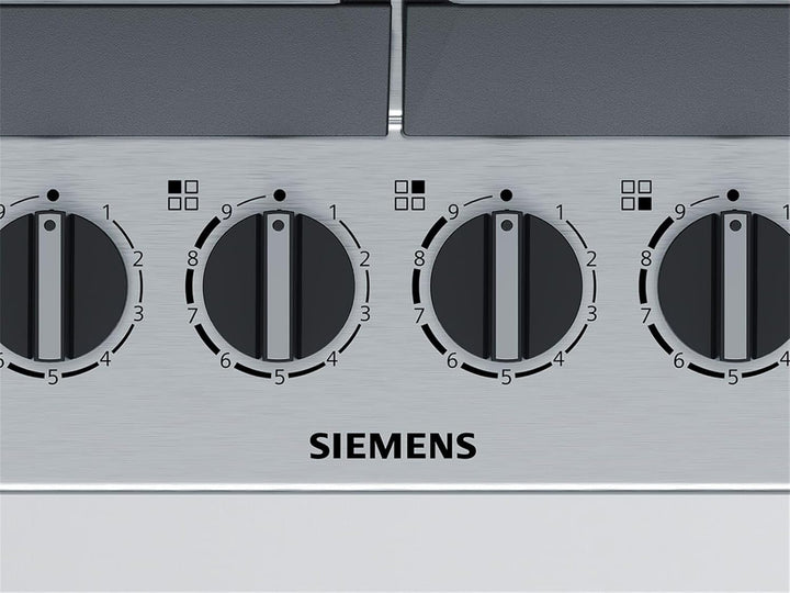 Siemens EC6A5HB90D iQ500 Gaskochfeld / 4 Heizelemente / 58.2 cm / Edelstahl