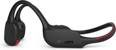 Philips TAA7607BK/00 Kabelloser Open-Ear-Sportkopfhörer, Spritzwasser- und Schweissschutz gemäss IP6