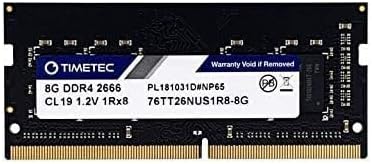 Timetec 8GB DDR4 2666MHz (DDR4-2666) PC4-21300 ((PC4-2666V) Non-ECC Unbuffered 1.2V CL19 1Rx8 Single