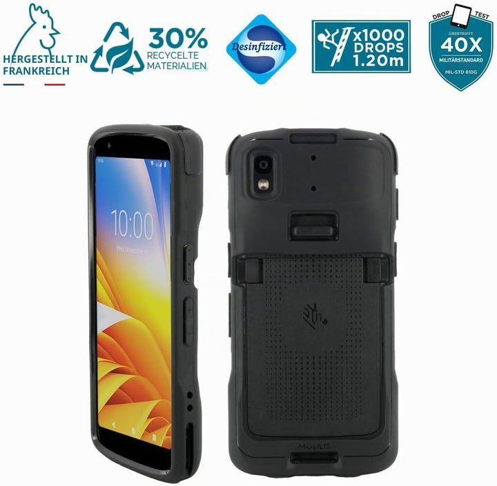 Mobilis Schutzhülle für Zebra TC22 TC27, Robuste Hülle für Zebra TC22 & TC27 Touchscreen-Computer, S