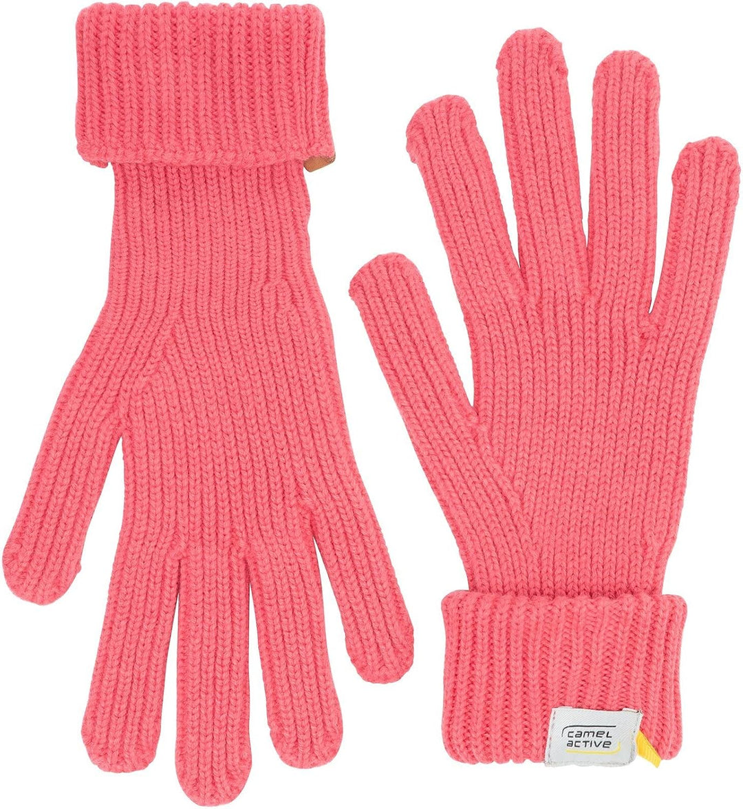 camel active Damen Fäustlinge M Berry, M Berry