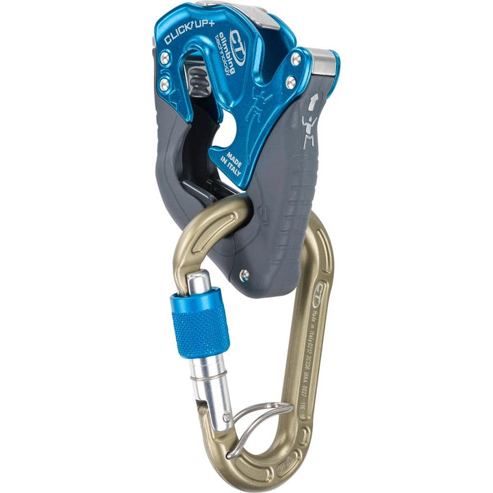 Climbing Technology Click Up Kit Plus Sicherungsgerät-Set Klettern hellblau Einheitsgrösse, hellblau