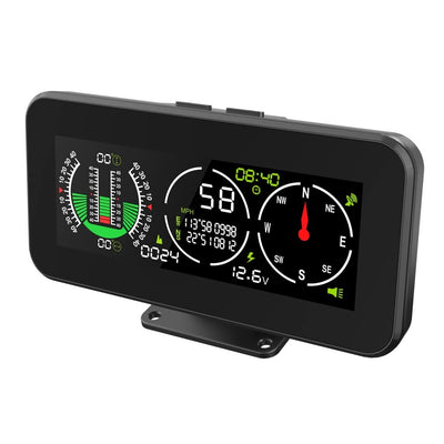 MR CARTOOL M60 Auto Neigungsmesser Kfz Digital GPS Tacho HUD Anzeige Clinometer mit Kompass für alle