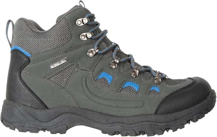 Mountain Warehouse Adventurer Mens Waterproof Boots - IsoDry Schuhe mit Synthetik-Obermaterial, Mesh