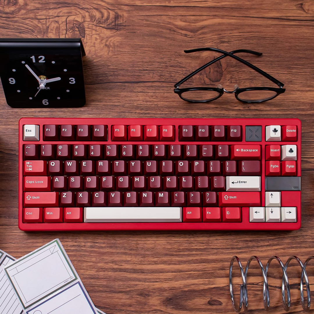 172 Tasten Doubleshot Keycaps Cherry Profil Tastenkappen 7u Spacebar für 60% 65% 95% Mechanische Tas