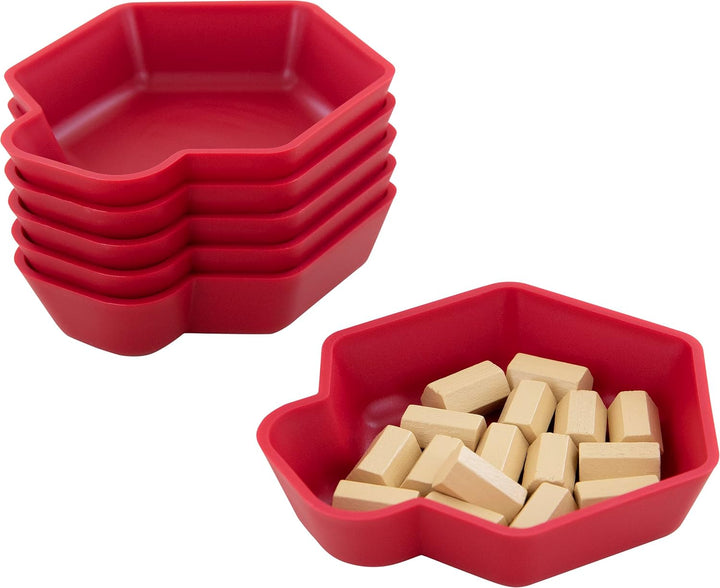 Feldherr Shell Core Box - 6 farbige Schälchen im praktischen Karton für Token, Marker, Meeple, Spiel
