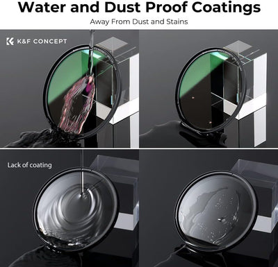 K&F Concept Magnetic Filter Set Nano X-Serie 58mm Magnetisches Schnellwechsel System Quick Swap Syst