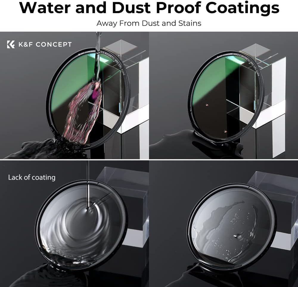 K&F Concept Magnetic Filter Set Nano X-Serie 49mm Magnetisches Schnellwechsel System Quick Swap Syst