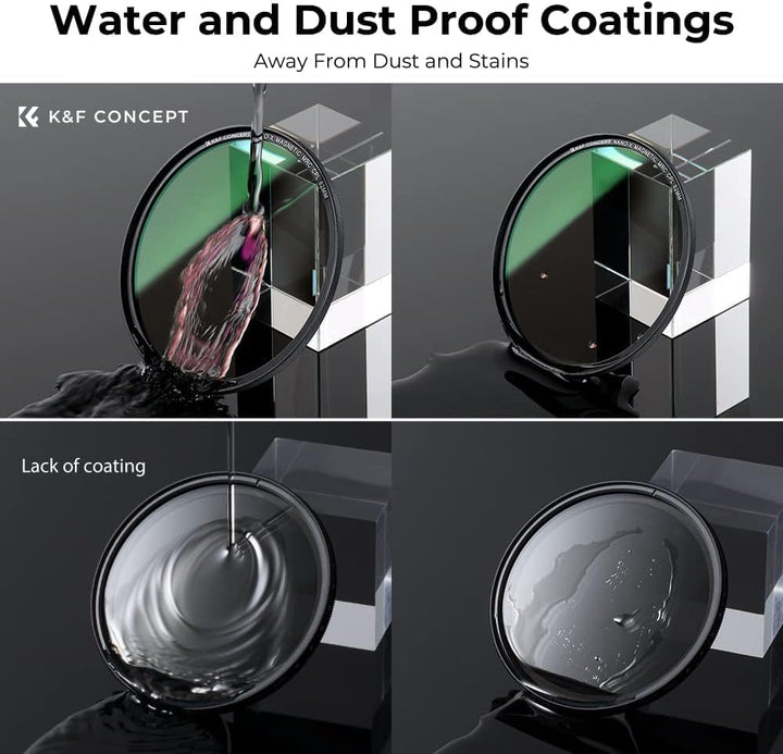 K&F Concept Magnetic Filter Set Nano X-Serie 95mm Magnetisches Schnellwechsel System Quick Swap Syst