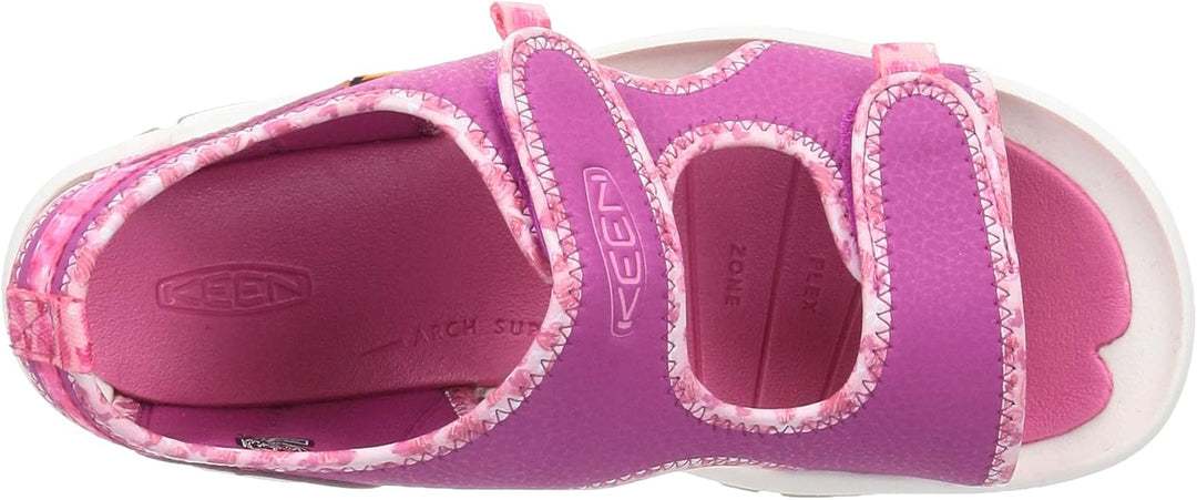KEEN Unisex Kinder Knotch Creek Open Toe Sandalen Pink Multi 25/26 EU, Pink Multi 25/26 EU
