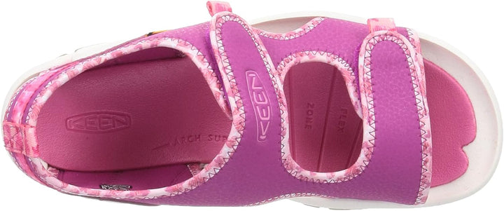 KEEN Unisex Kinder Knotch Creek Open Toe Sandalen Pink Multi 25/26 EU, Pink Multi 25/26 EU