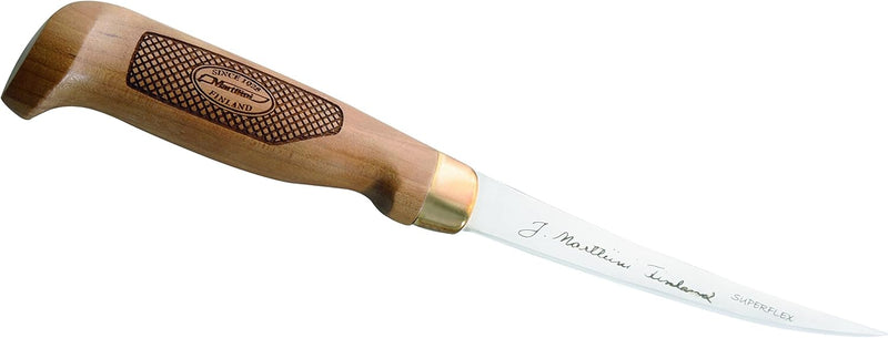 Marttiini Messer Filetiermesser Classic Superflex Birkenholz Gesamtlänge: 19.9cm, grau, M
