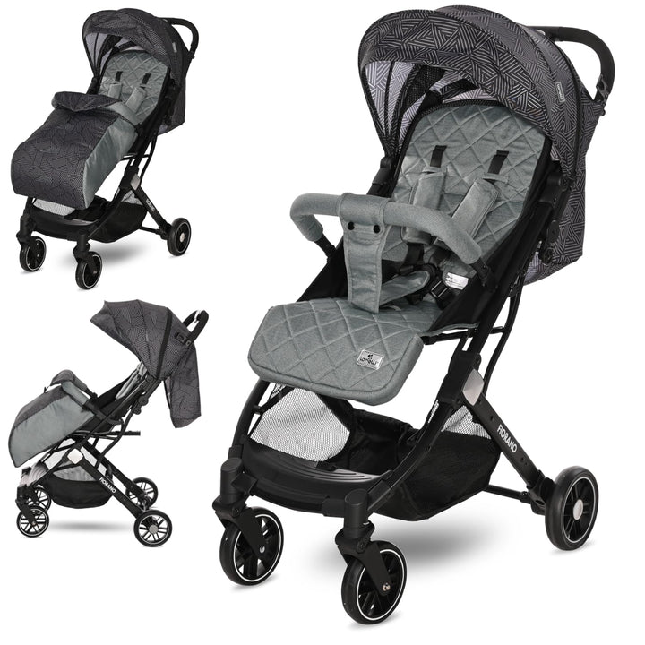 Lorelli Kinderwagen Fiorano, Reisebuggy, Baby Buggy klein zusammenklappbar, leicht, nur 7,5 kg, komp