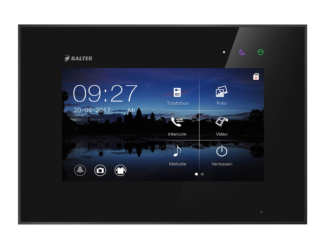 Balter Zusatz WLAN Monitor EVO Video-Türsprechanlage ✓ Touchscreen 7 Zoll Monitor ✓ 2-Draht Bus ✓APP
