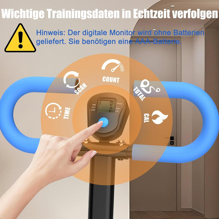Stair Stepper, Treppenmeister für Zuhause mit 3 Stufen Widerstand, Foldbares Vertical Climber Maschi