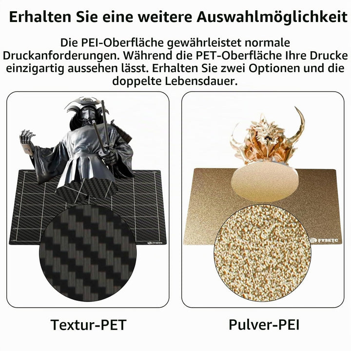 BCZAMD 3D-Drucker Zubeh?r Upgrade Bauplatte Federstahlplatte Blech mit PEI Maagnetfu? Plattform 165x