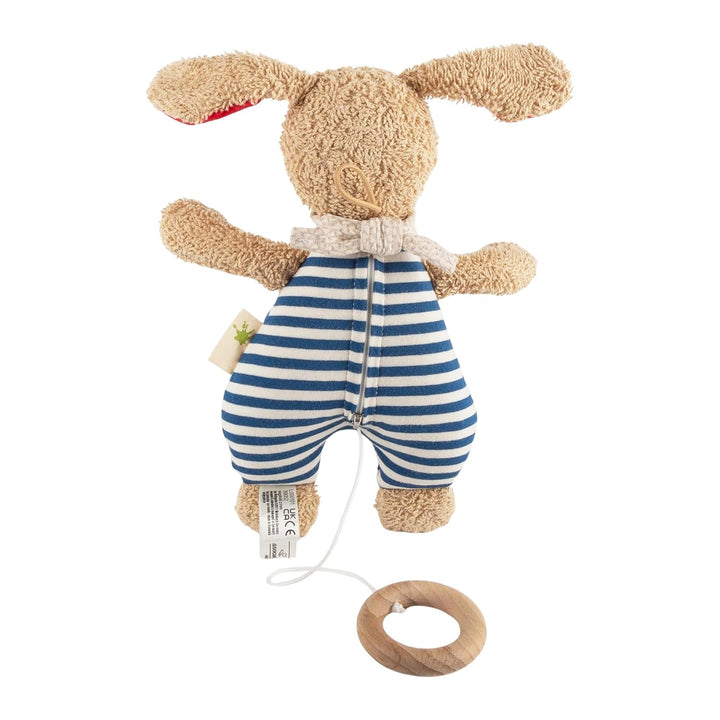 SIGIKID 39052 Spieluhr Hund Green Mädchen und Jungen Babyspielzeug empfohlen ab Geburt blau, 1 Stück