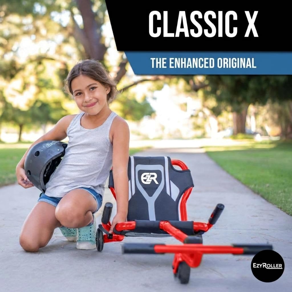 EzyRoller Classic X Kinderfahrzeug für Kinder ab 4 bis 14 Jahre Dreirad Trike Dreiradscooter dreiräd