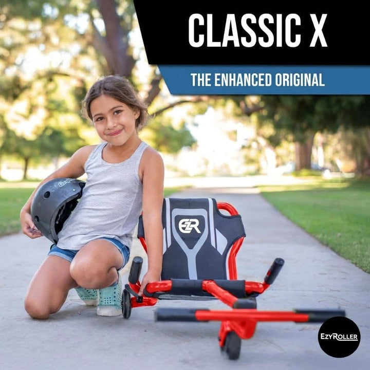 EzyRoller Classic X Kinderfahrzeug für Kinder ab 4 bis 14 Jahre Dreirad Trike Dreiradscooter dreiräd