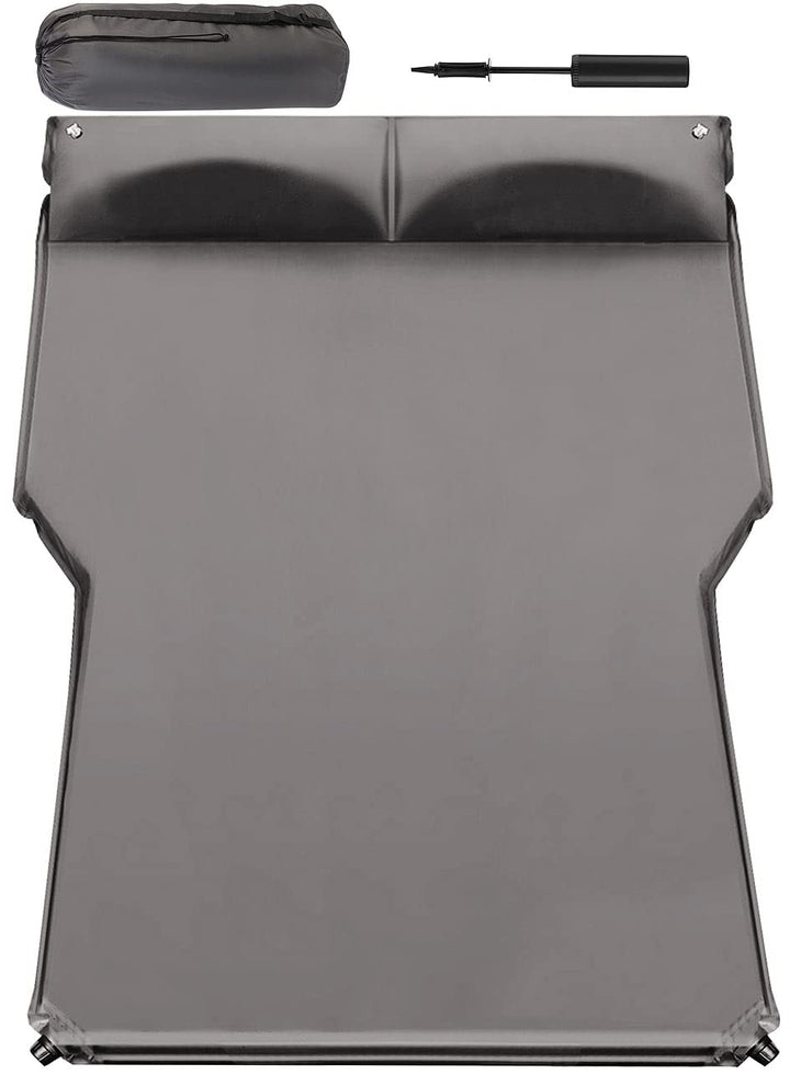 Lescars Auto Matratze: Selbstaufblasendes XXL-Autobett für Kofferraum &amp; Rückbank, 180x105x5cm (Auto