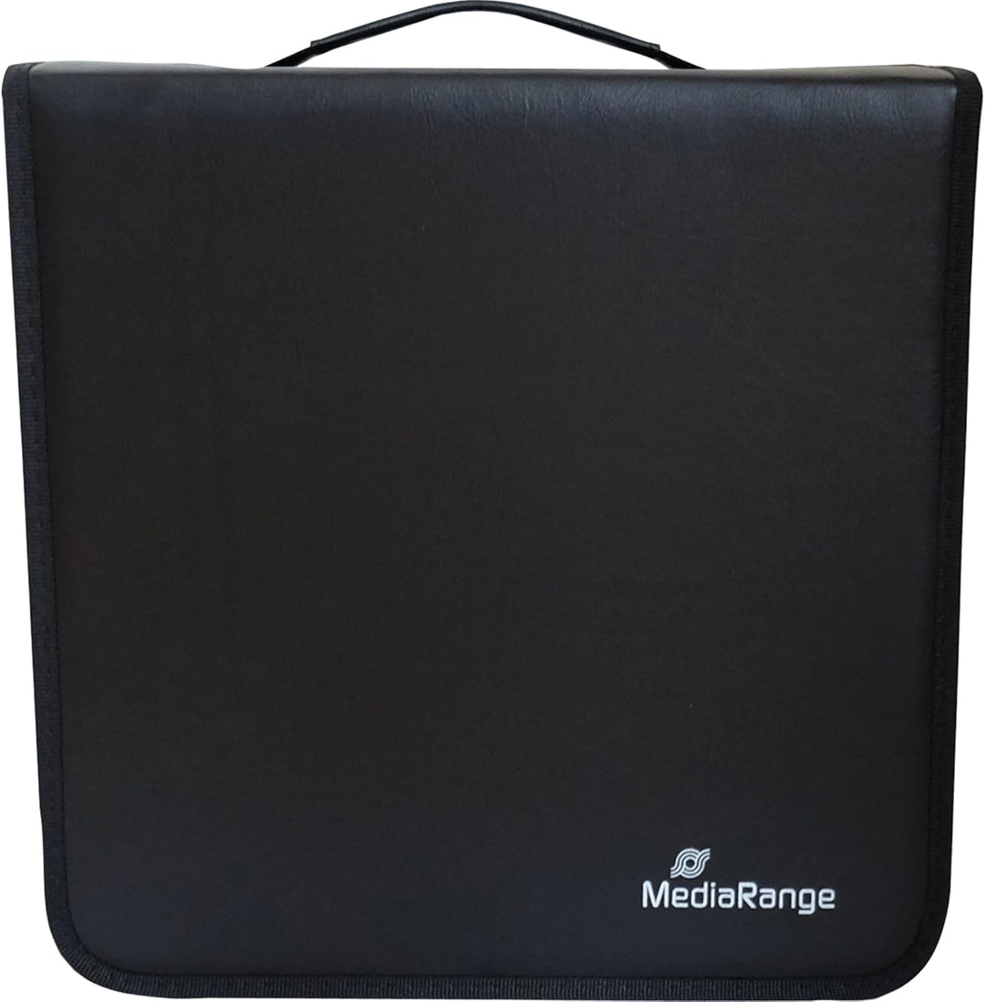 MediaRange Archivierungsmappe (für 400 Discs, Kunstleder) schwarz, für 400 Discs