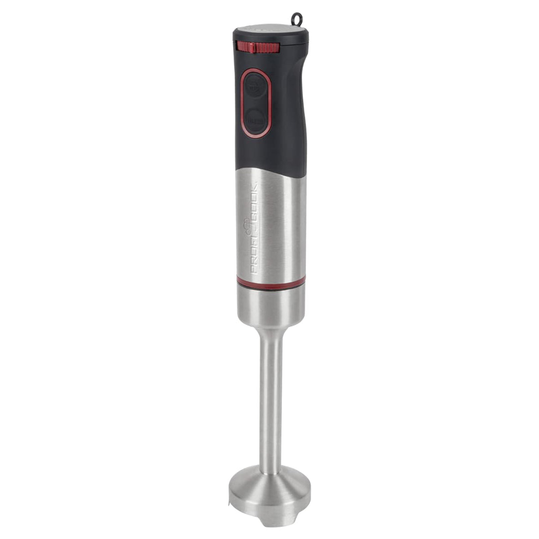 ProfiCook Stabmixer/Pürierstab/Handmixer | 2in1- Set | Edelstahl-Schneebesen | ideal für Smoothies/C