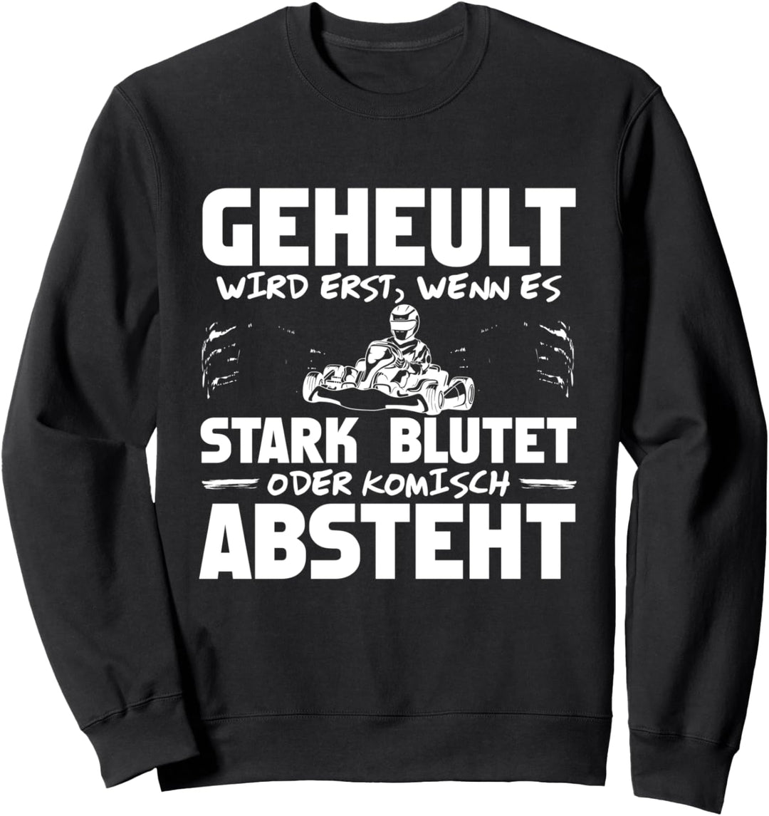 Go Kart Kartfahrer Sweatshirt