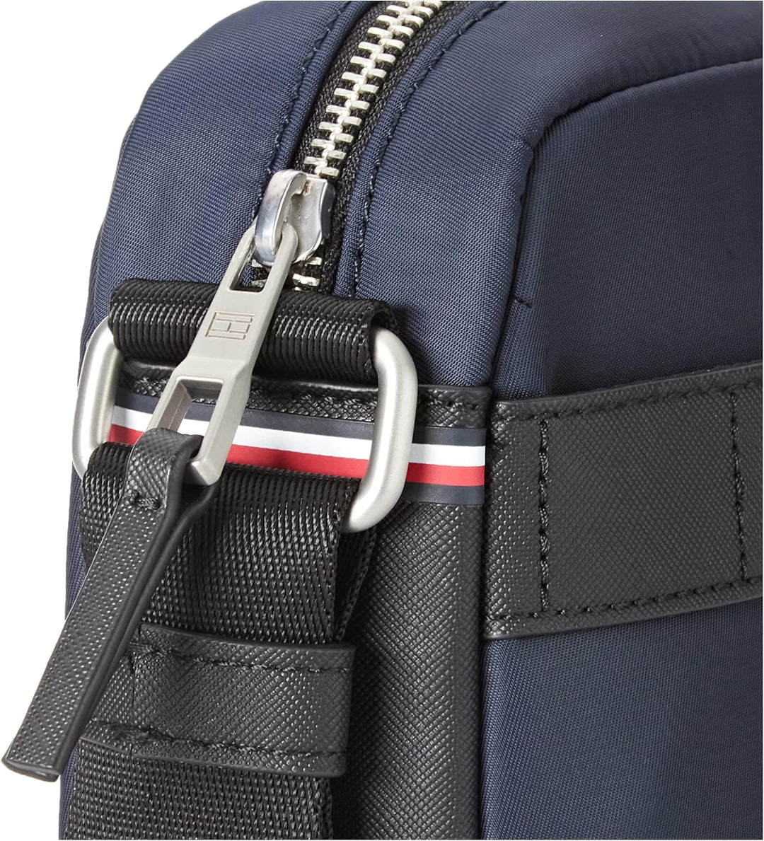 Tommy Hilfiger Herren Th Elevated Nylon Kameratasche Crossovers Space Blue, Space Blue