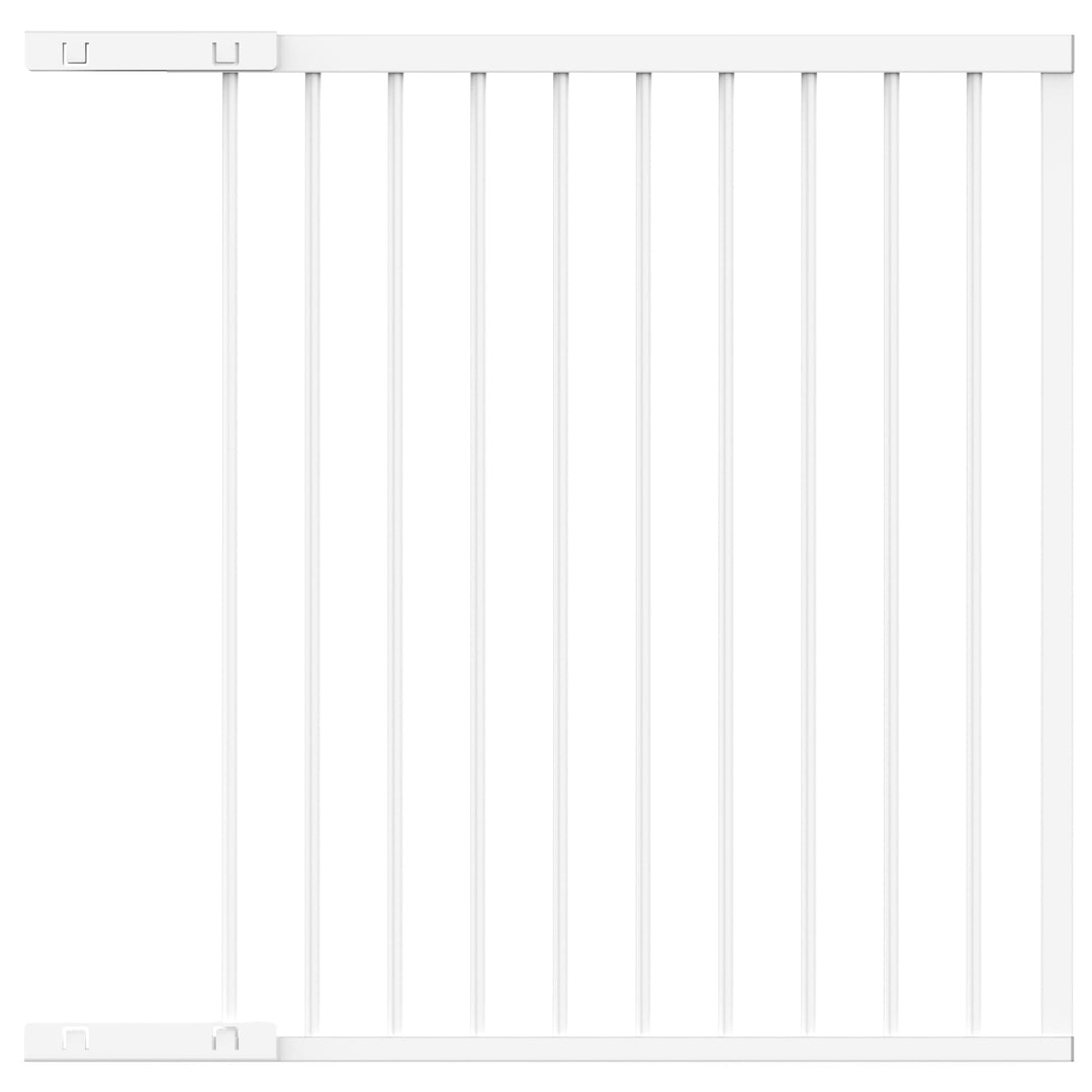 Geuther Verlängerung Türschutzgitter Easylock Plus I Weiss, 72 cm Metall I stabile Erweiterung für T