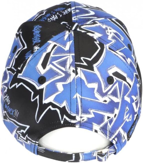 Plata o Plomo Baseball-Kappe, Blau und Schwarz, Strass, Street Colombia Baseball – Unisex, blau, Ein