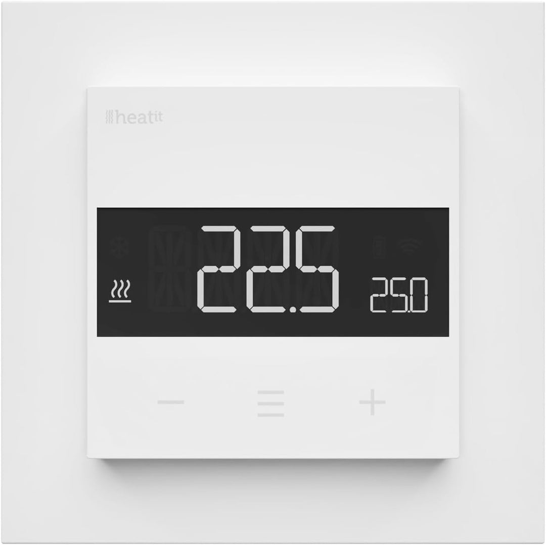 Heatit Z-TRM6 Z-Wave Plus Thermostat Raumregler mit EXT. Sensor für Fussbodenheizung elektrisch und