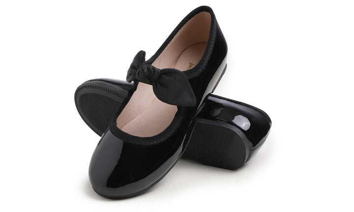 Feversole Girls Cute Dress, Mädchen süsses Kleid Mary Jane Schuhe weiche Party Urlaub Ballerinas 29