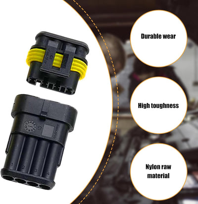 KFZ Stecker KFZ Kabel Steckverbinder: YIDM 352 Stück Wasserdichte KFZ Kabel Steckverbinder+Crimper Z