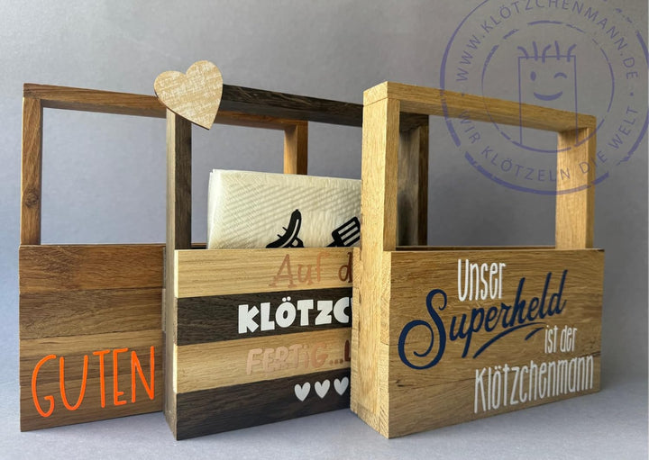 LOSE Bastelklötzchen Thermoesche 22x8x160 mm ca. 190 Stück