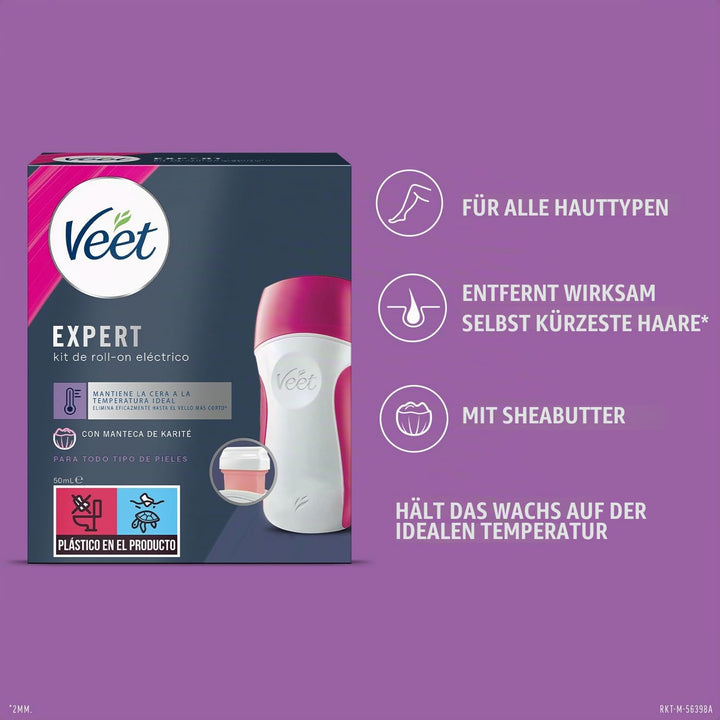 EASY WAX roll-on eléctrico kit