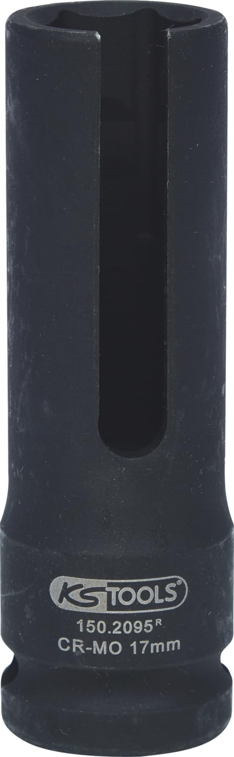KS Tools 150.2095 1/2" Lambda-Sonden Stecknuss 17,0 mm, lang