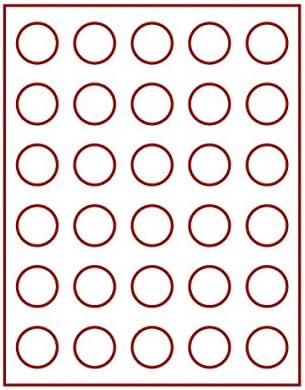 LINDNER Das Original Münzbox RAUCHGLAS mit 30 runden Vertiefungen für Münzen mit Ø34 mm