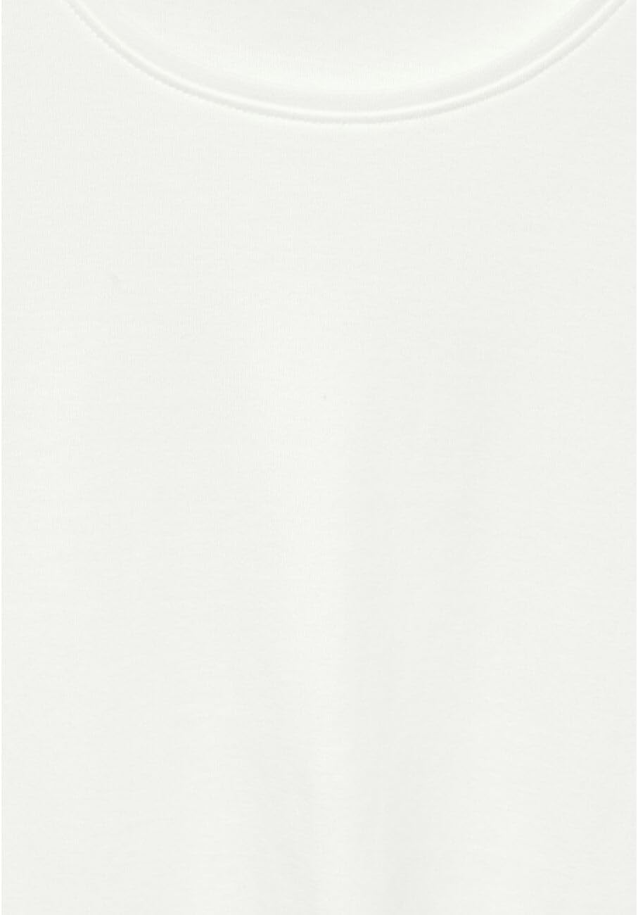 Damen Shirt mit Rundhals M Vanilla White, M Vanilla White