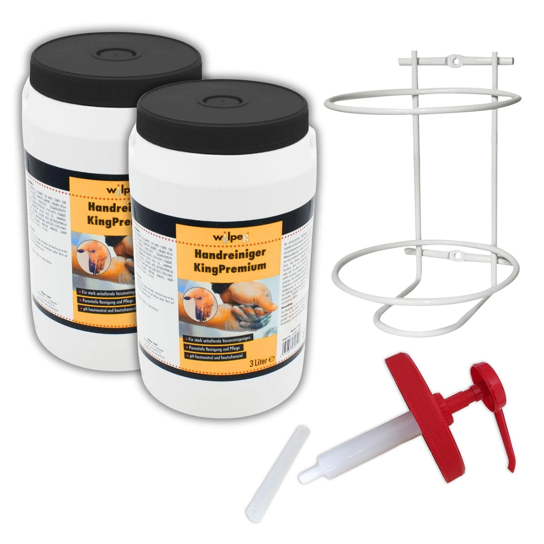 WILPEG Handreiniger 3 Liter - Seife, Waschpaste, Handwaschpaste für extreme Verschmutzungen wie Farb
