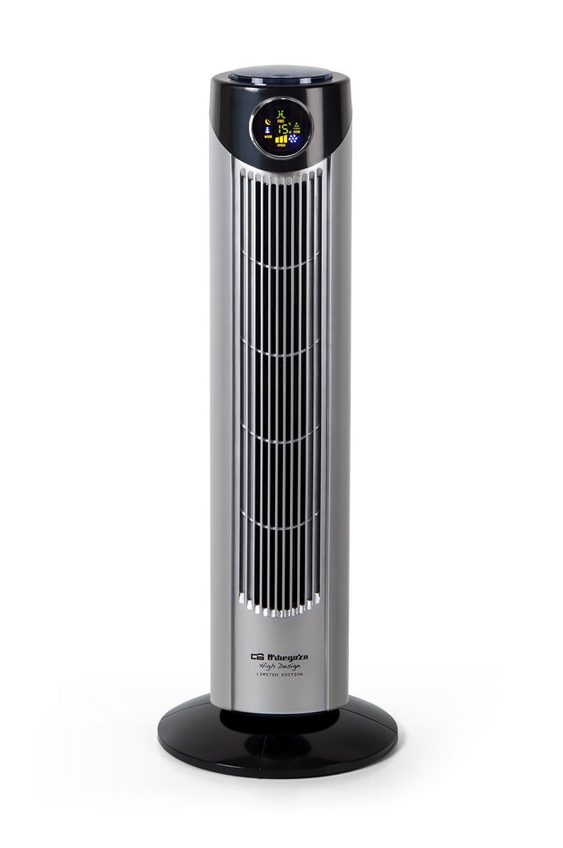Orbegozo TWM 1010 - Turmventilator, drei Stufen, Fernbedienung, drei Modi, Timer, Digital-Display, 4