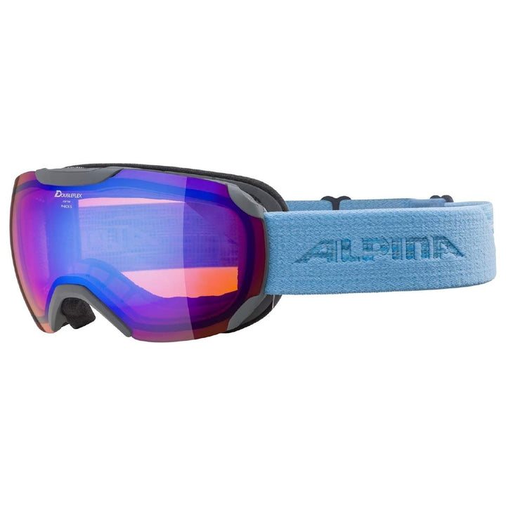 ALPINA PHEOS S Q-LITE - Verspiegelte, Kontrastverstärkende Skibrille Mit 100% UV-Schutz Für Erwachse