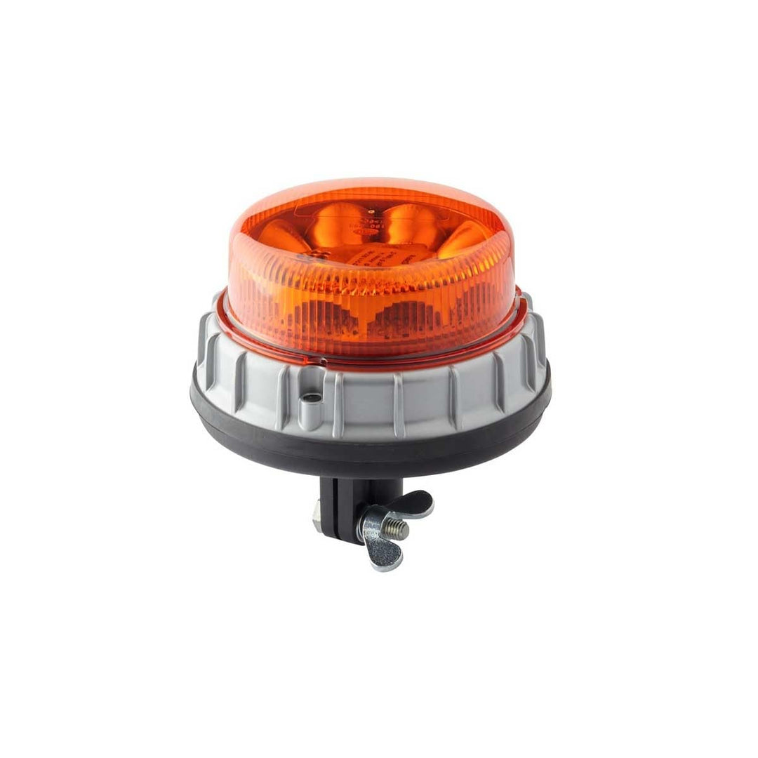 HELLA - LED-Blitz-Kennleuchte - K-LED 2.0 R - 12/24V - gelb - Anbau/Rohrstutzen, flexibel - 2XD 011